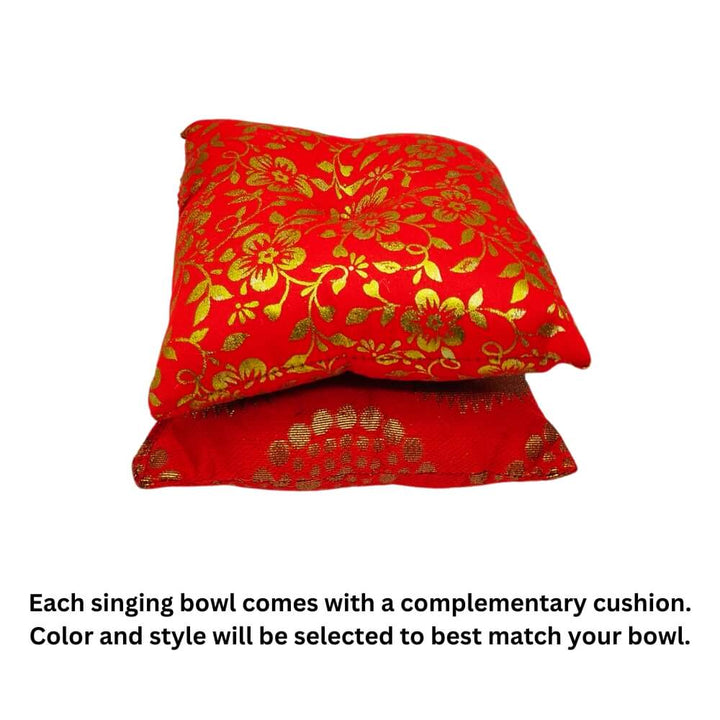 Singing bowl cushions